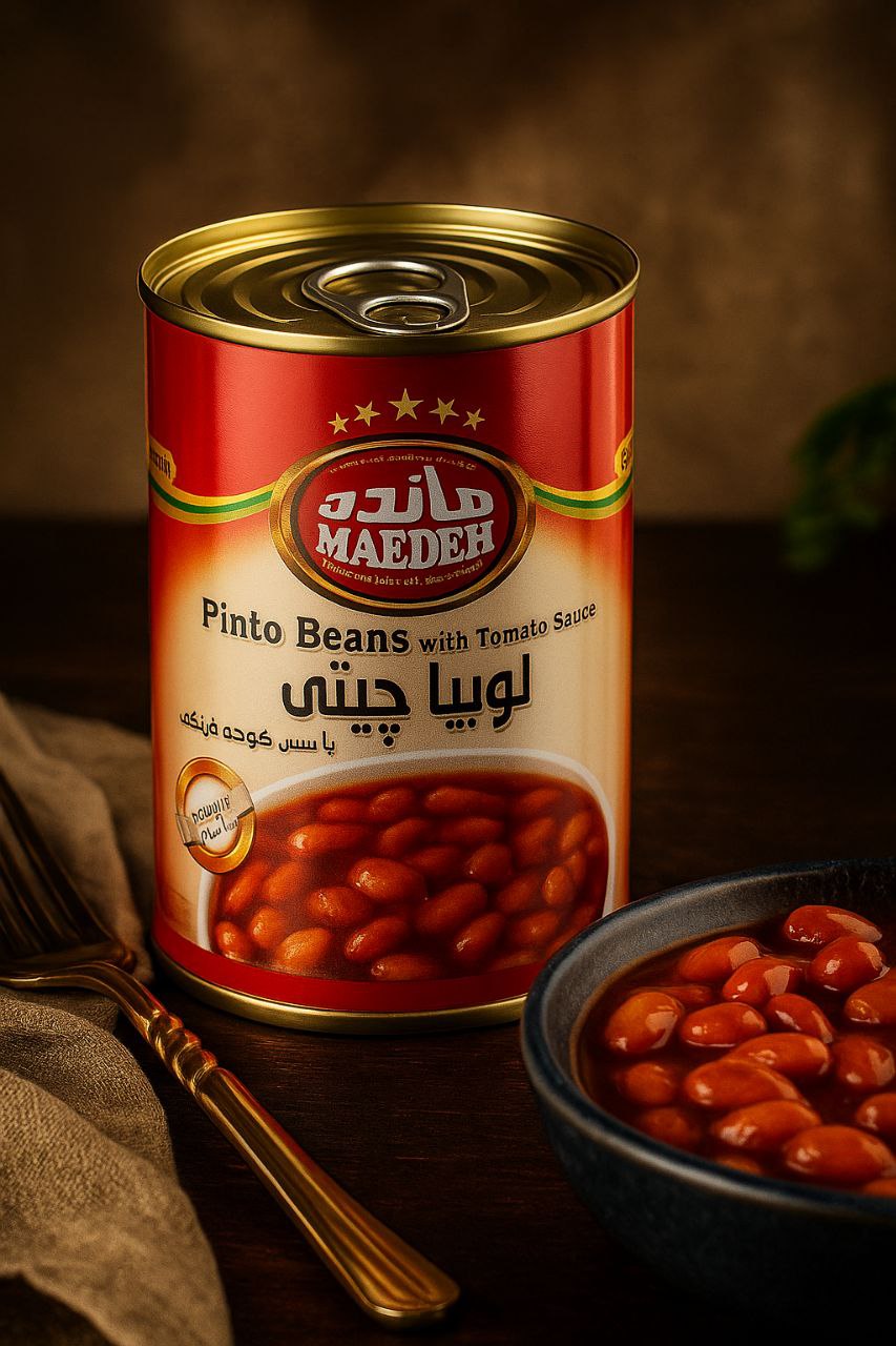 خرید عمده کنسرو لوبیا چیتی + قیمت رقابتی